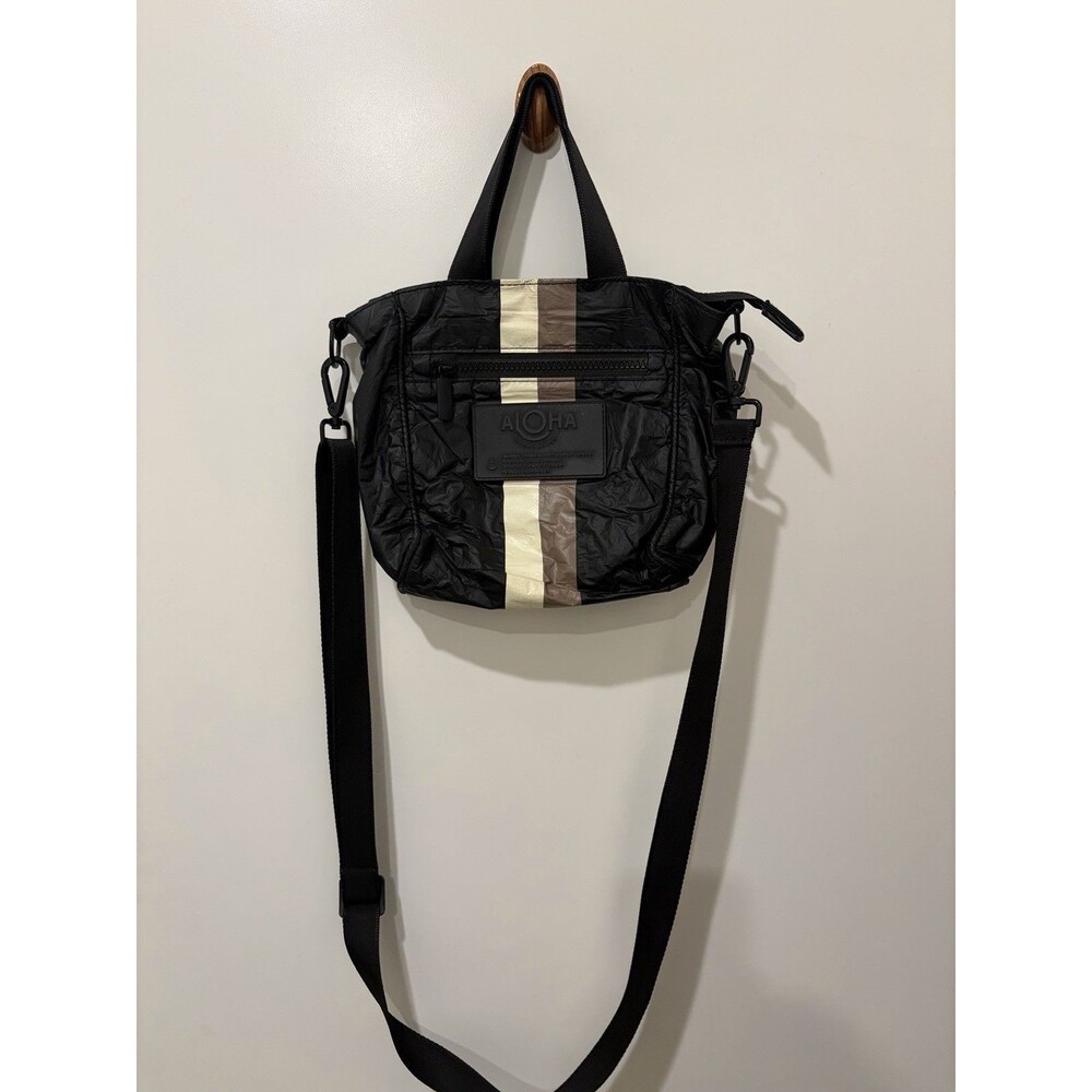 Aloha Collection Le Voyageur Cutie Caffe/Black Crossbody Splash-Proof Bag